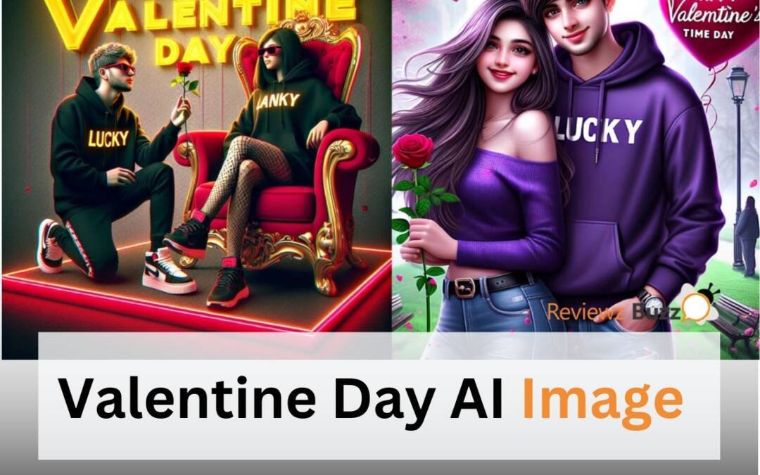 Valentine Day AI Image creation love heart romantic