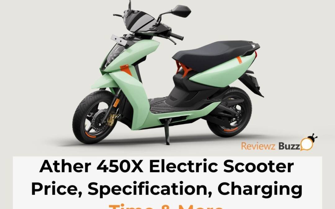 High-performance electric scooter Ather 450X for urban commute, eco-friendly electric vehicle, stylish e-scooter, smart mobility solution, premium electric scooter
