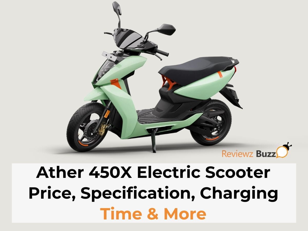 High-performance electric scooter Ather 450X for urban commute, eco-friendly electric vehicle, stylish e-scooter, smart mobility solution, premium electric scooter