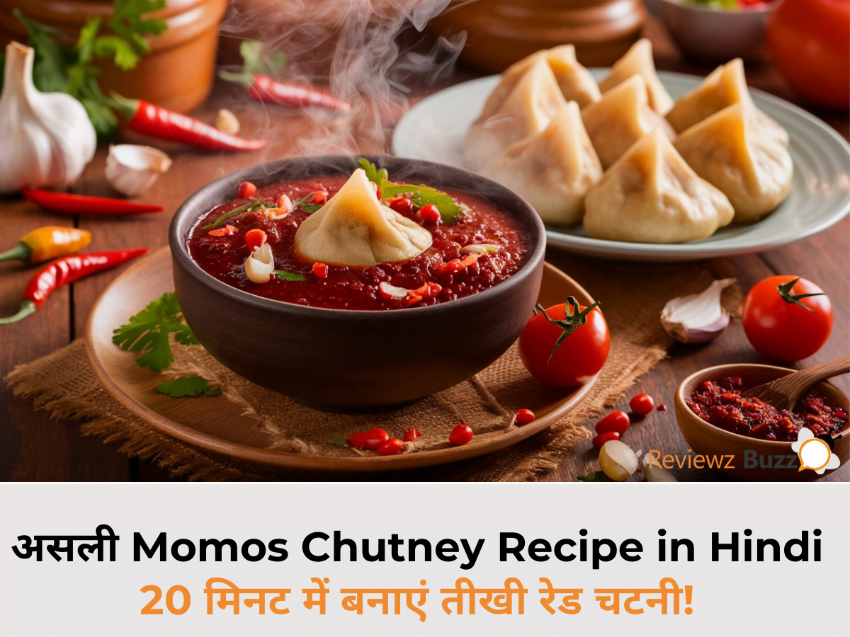 Spicy momos chutney recipe, homemade red chutney, garlic chutney, Kashmiri red chili chutney, best momos chutney recipe in Hindi