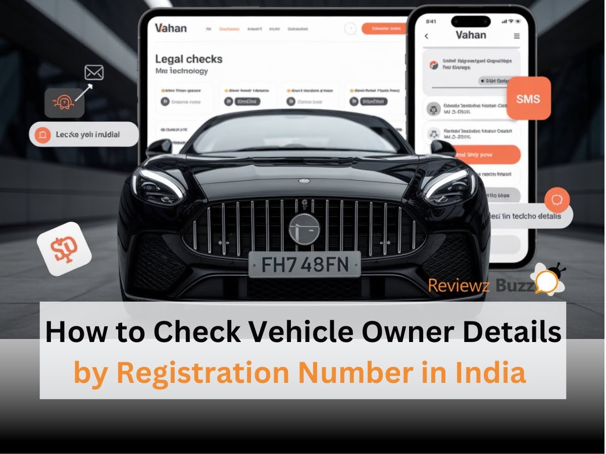 How to check vehicle owner details in India using registration number, VAHAN portal, vehicle ownership verification, registration details lookup, and SMS service