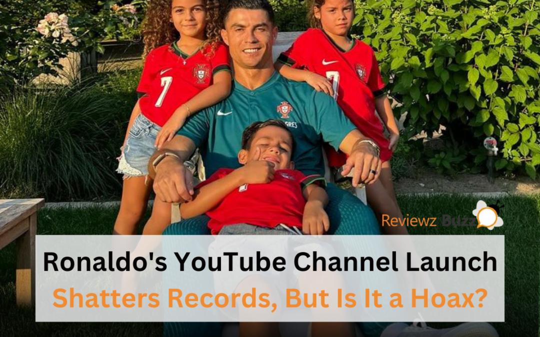 Ronaldo’s YouTube Channel Launch Shatters Records, But Is It a Hoax?